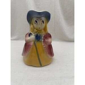 SHAWNEE POTTERY figural  LITTLE BO PEEP water pitcher jug USA VTG 1940s NICE!
